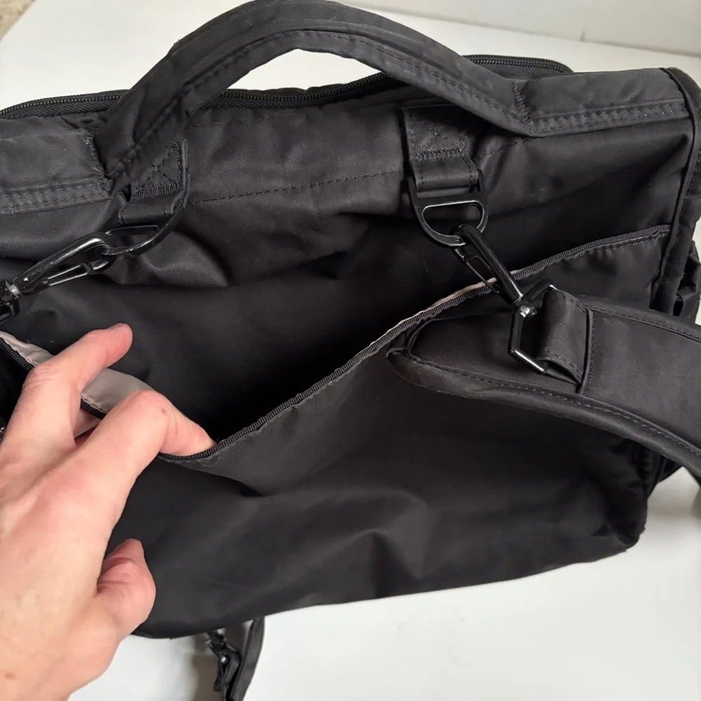 Jujube | BFF Blackout Black Diaper Bag Backpack with Changing Pad OS